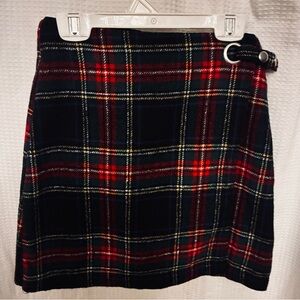 MWTG/ XS/ short plaid lined skirt/ Mi Ami Francesca’s
